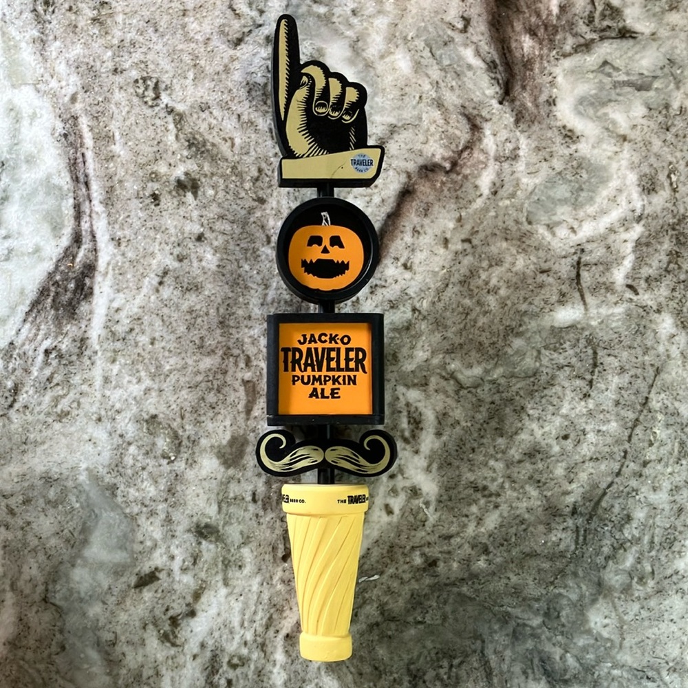 The Traveler Beer Company Interchangeable Seasonal Beer Tap Handle